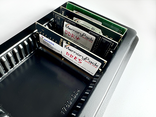 ddr dimm packaging plastic tray 1780-004
